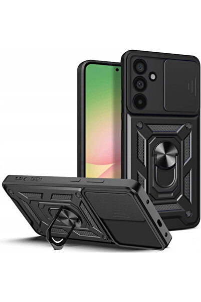 Tech-Protect Camshield Pro Μαύρη Πλαστική Θήκη Σιλικόνης (Galaxy A27 5g)