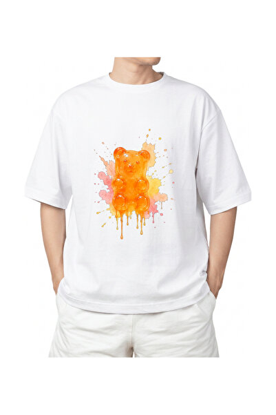 Gummy Bear Splash Unisex Oversize Tişört