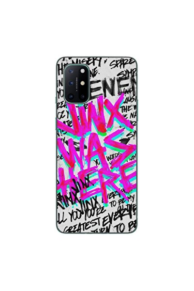 OEM Case compatible with OnePlus 8T Silicon Gel Tpu Pattern Jinx Was Here