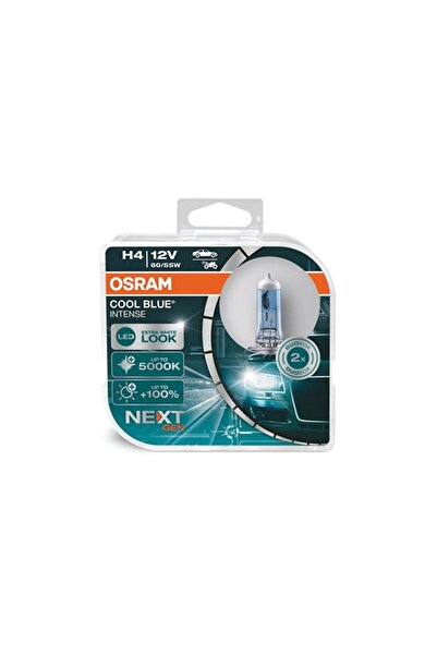 ams-OSRAM SET 2 BULBURI 12V H4 60/55 W ALBASTRU RECE INTENS NextGen OSRAM