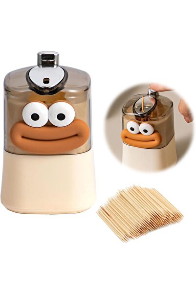 Arabest Automatic Pop-Up Toothpick Holder Dispenser,Cute Sausage Mouth Design...