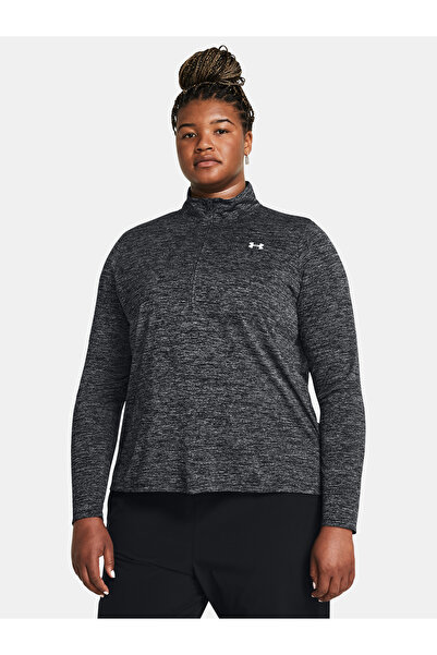 Under Armour Tricou tehnic de damă cu jumătate de fermoar - Twist&-BLK
