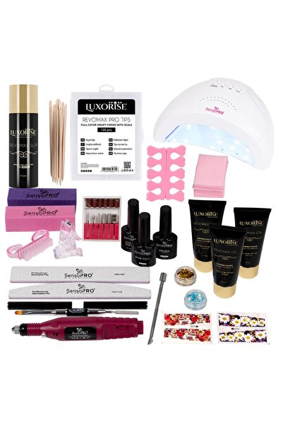 SensoPRO Milano Happy Nails Κιτ Πολυτζελ με Λάμπα και Τροχό Νυχιών # 08