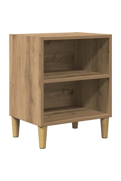 vidaxl Noptiera Stejar artizanal 40x30x50 cm Lemn prelucrat