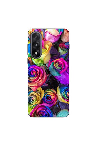 OEM Husa compatibila cu OnePlus Nord 5 Silicon Gel Tpu Model Trandafiri Colorati