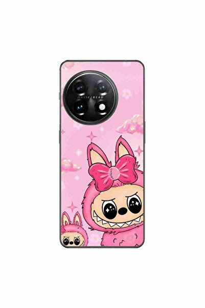 OEM Husa compatibila cu OnePlus 11 Silicon Gel Tpu Model Labubu Pink Fantasy