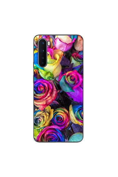 OEM Husa compatibila cu OnePlus Nord Silicon Gel Tpu Model Trandafiri Colorati