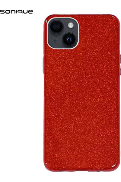 Other Σονίκ Λαμπερή Πίσω Θήκη Σιλικόνης Κόκκινη (iPhone 14 Plus)