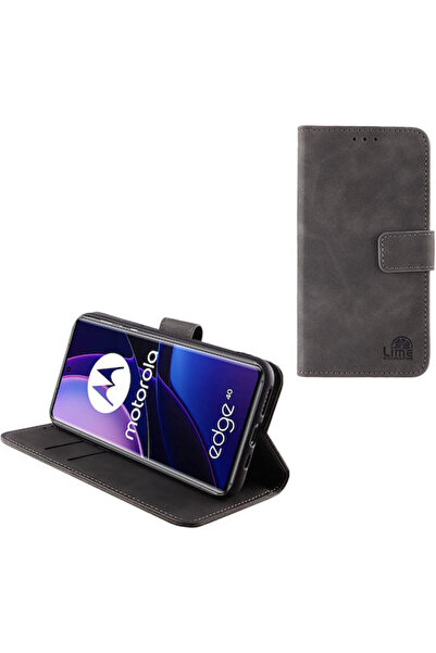 Lime&co Lime Essential Magnet Book Synthetic Leather Green (Motorola Edge 40)...