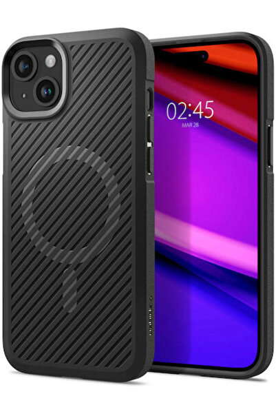 Spigen Core Armor MagFit Πίσω Κάλυμμα Σιλικόνης Μαύρο (iPhone 15 Plus) Κωδικό...