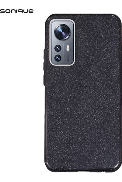Other Σονίκ Λαμπερή Μαύρη Θήκη Πλάτης Σιλικόνης (Xiaomi 12 / 12X)
