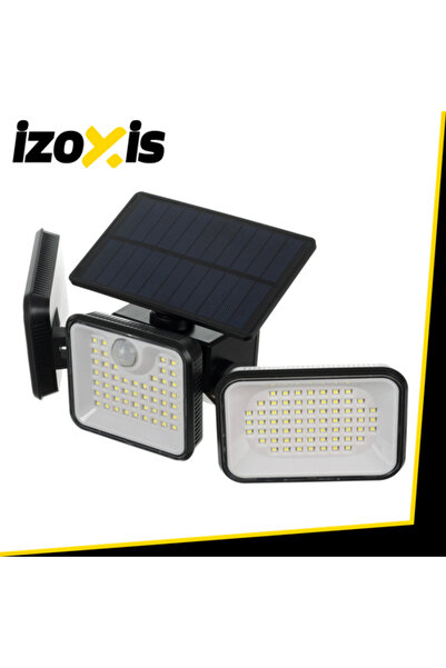 Izoxis Lampă solară LED 180 Izoxis, cu senzor de mișcare PIR și senzor de apu...