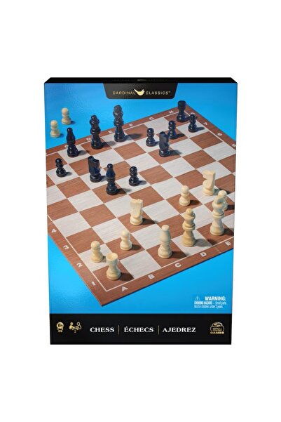 SPIN MASTERR Game Spin Master - Chess, wooden board