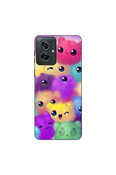OEM Husa compatibila cu Motorola Moto G55 Silicon Gel Tpu Model Pufosi Colorati