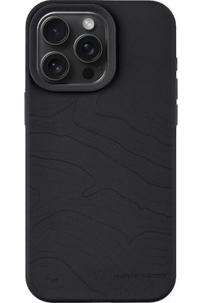 Tactical Magforce Πίσω Κάλυμμα Σιλικόνης / Υφάσματος Μαύρο (iPhone 15 Pro Max...