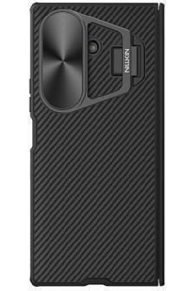 Nillkin Camshield Prop Πίσω Κάλυμμα Πλαστικό / Σιλικόνη Μαύρο (Galaxy Z Fold7)
