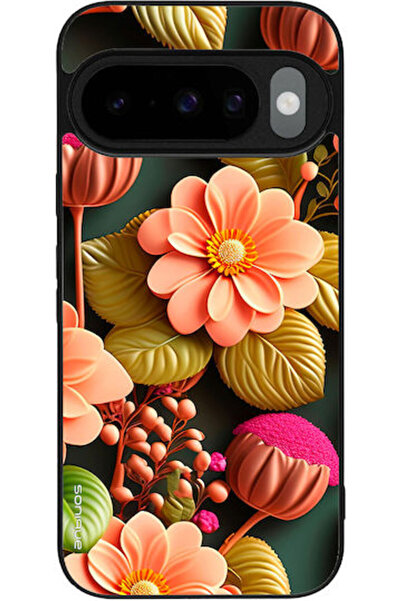 Other Θήκη Sonique Σειρά 3D Λουλούδια Google Pixel 10 5G Pixel 10 Pro 5G Σολομί