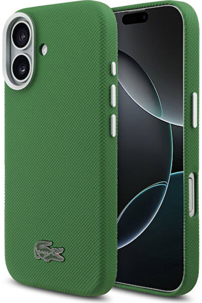 Lacoste Εμβληματική Πράσινη Θήκη Πλάτης Petit Pique για iPhone 17 Κωδικός: LC...