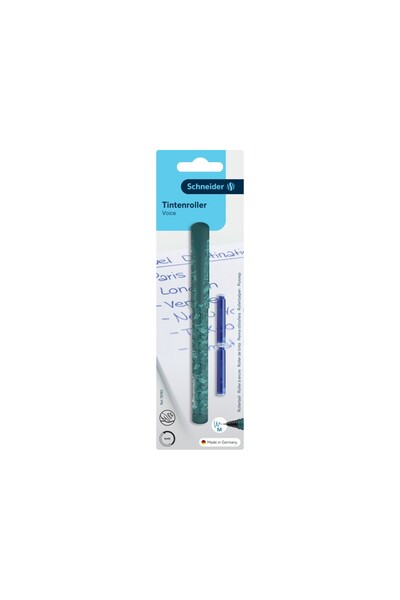 SCHNEIDER Roller Voice with 2 refills/blister 2026/2027 green