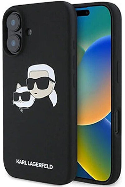 Karl Lagerfeld Πίσω Κάλυμμα Σιλικόνης Μαύρο (iPhone 16) Κωδικός: KLHMP16SSKCH...