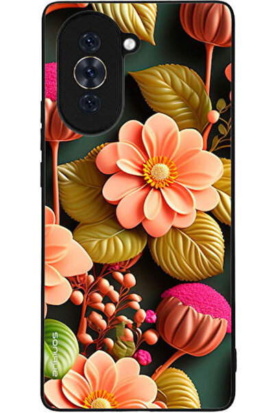 Other Θήκη Sonique Σειράς 3D Λουλουδιών για Huawei Nova 10 Σολομί