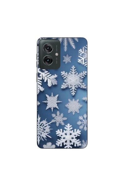 OEM Husa compatibila cu Motorola Moto G55 Silicon Gel Tpu Model Fulgi de Zapada