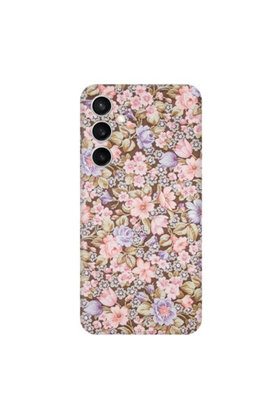 Other Samsung S24 FE Blue Roses Transparent Silicone TPU Θήκη