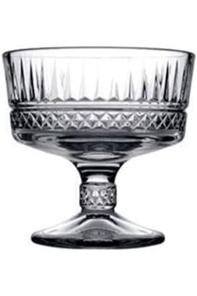 Yıldızan Nzr Beautestore Footed Cut Crystal Ice Cream Bowl Dessert Presentati...