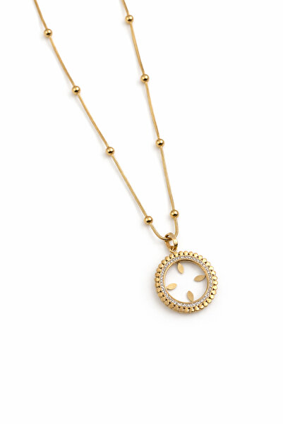 Bozhi Steel Necklace Gold Daily Elegance Stylish Gift