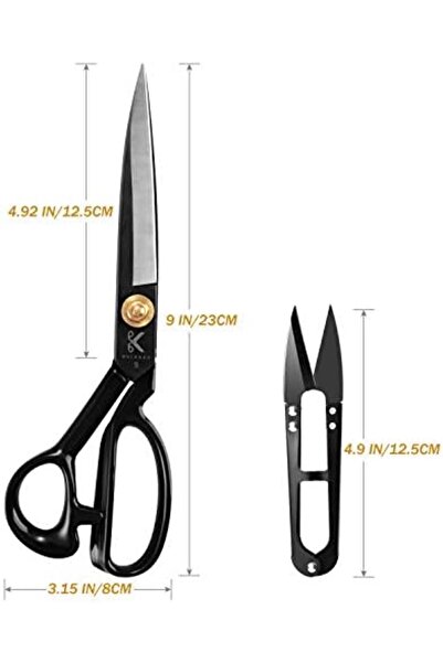 Yıldızan Nzr Beautestore Tailor's Scissors 24 cm - Tailor's Scissors for Cutt...