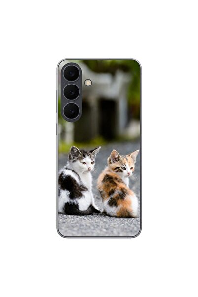 OEM Калъф, съвместим със Samsung Galaxy S25 FE, силиконов гел TPU с шарка на ...