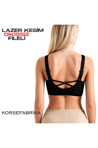 korsefabrika trend mood store Daily Use Mesh Breathable Laser Seamless Non-Marking Underwire-Free Adjustable Strap Bra