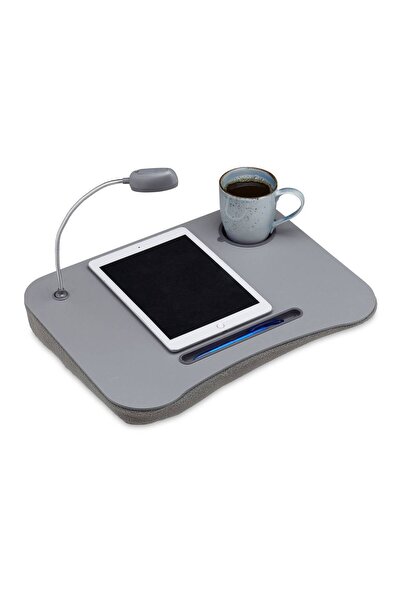 Ayawaska Laptop stand, with LED light and cup holder, portable, lapdesk, soft...