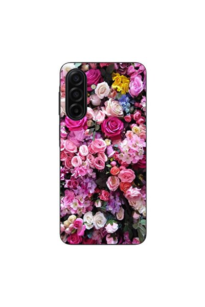 OEM Husa compatibila cu Samsung Galaxy A17 Silicon Gel Tpu Model Trandafiri Roz