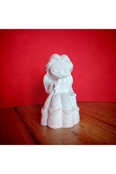 CREATIVITATEPLUS Figurina din praf ceramic Printesa 3D, 8x5cm