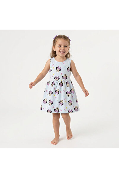 Minnie Mouse Rochie din bumbac fără mâneci, Turcoaz
