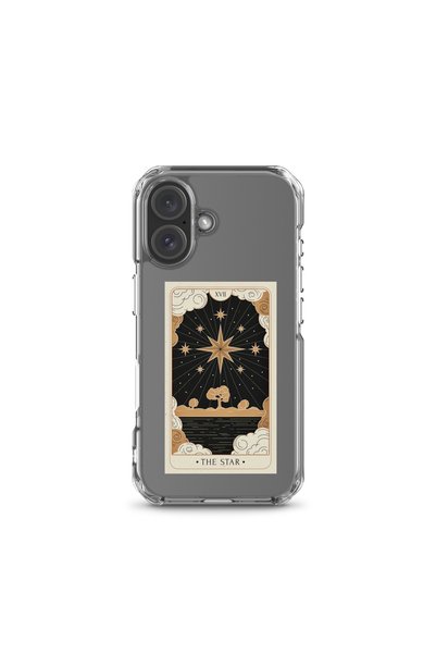 KaffCase حافظة هاتف متوافقة مع آيفون 17 بتصميم ستار تاروت