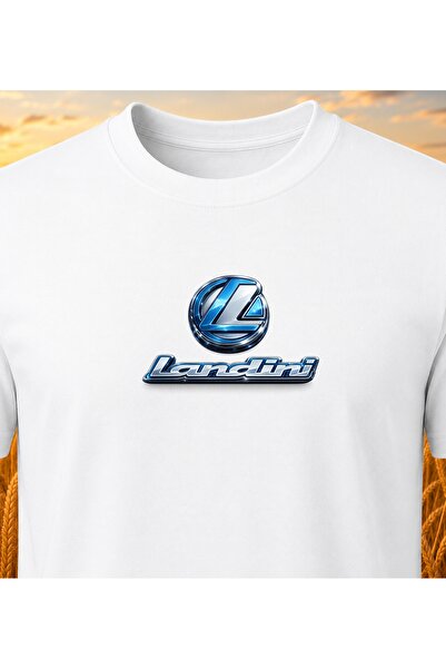 ONUR KANGAL Landini Tractor Printed Crew Neck T-Shirt -Tm2079