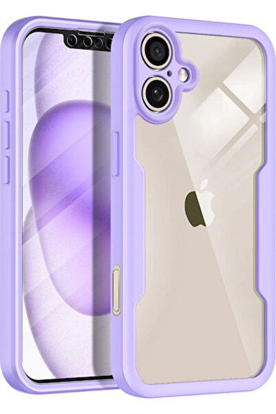 Techsuit ColorVerse 360 Σετ Σιλικόνης Πλήρους Κάλυψης με Σκληρυμένο Γυαλί, Μω...
