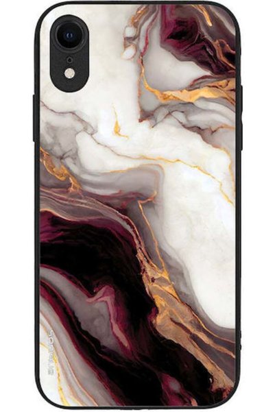Other Sonique Μαρμάρινη Θήκη για Apple iPhone XR Μπορντό