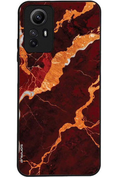 Other Θήκη Sonique Σειράς Marble για Xiaomi Redmi Note 12s Κόκκινο
