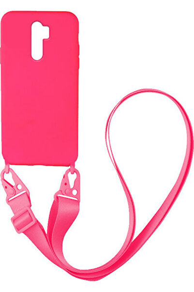 Other Sonique Carryhang Υγρή Θήκη Πλάτης Σιλικόνης 0.5mm με Λουράκι Φούξια (R...