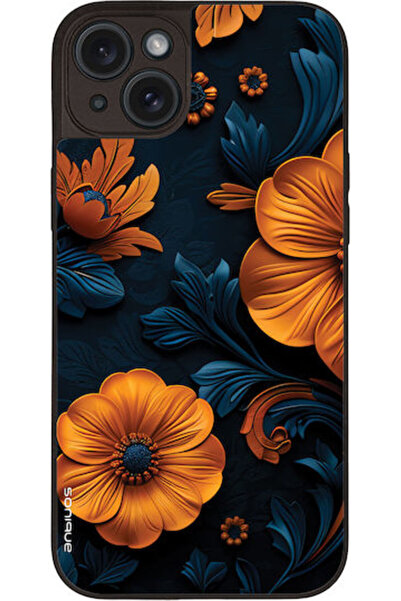 Other Θήκη Σειράς  "Λουλούδια 3D " Sonique για Apple iPhone 15 Plus Πορτοκαλί 01
