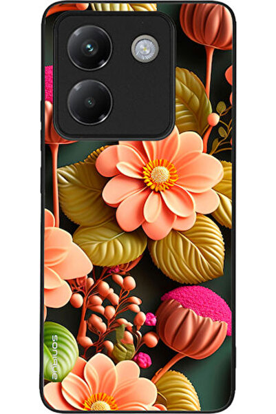 Other Θήκη Sonique Σειράς 3D Λουλουδιών για Xiaomi Poco M7 Pro 5G Σολομί