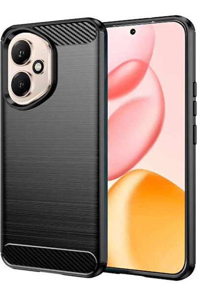Techsuit Προφυλακτήρας Carbon Σιλικόνης / Πλαστικού Μαύρου Χρώματος (Honor 40...