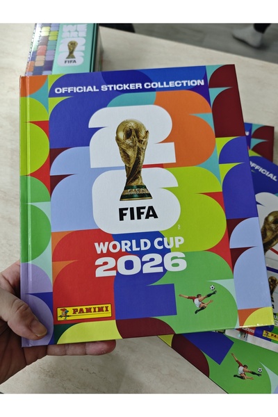Panini FIFA World Cup 2026 Official Sticker Album Hard Cover (Sert Kapaklı Al...
