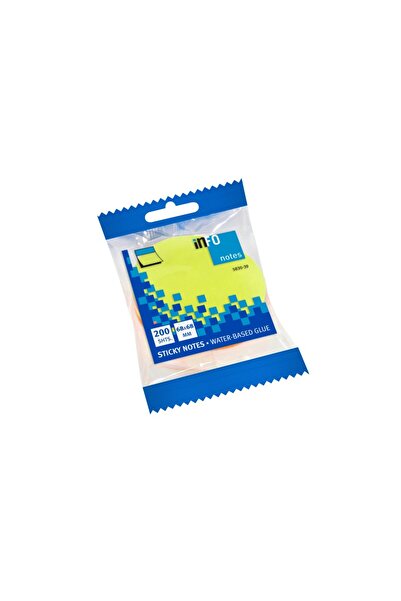 INFO NOTES Cub de notițe adezive 70 x 70 mm, 200 de pagini, punct și virgulă