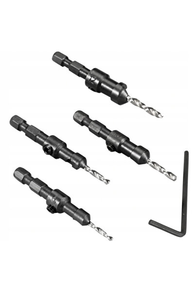 Makita Top Bottom Set of 4 wood drill bits 2.4-2.8-3.2-3.6mm