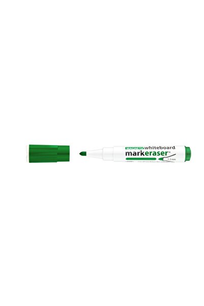 ICO Marker magnetic pentru tablă albă cu radieră 1-3 mm verde