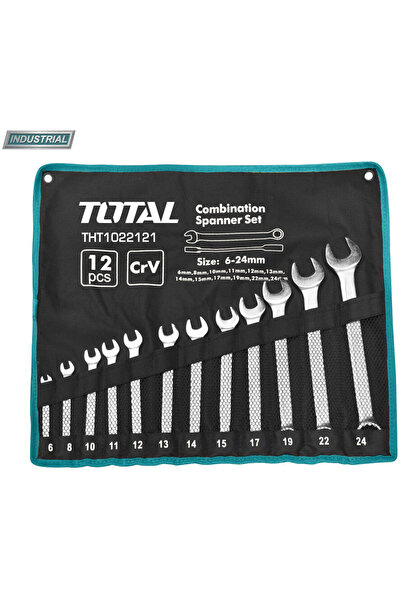 TOTAL Set 12 chei combinate - 6-24mm (INDUSTRIAL)